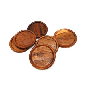 Sous-verres en bois de haute qualité pour hôtel Restaurant maison style traditionnel finition polonaise sous-verre en bois pour dessus de table - Product Image 2