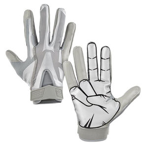 Gants de football américain professionnels pour receveur et gardien de but, légers, rembourrés, à doigts complets, antidérapants, à enfiler - Product Image 6