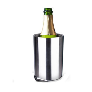 Cubo de hielo de lujo hecho a mano para vino y bebidas, enfriador grande de metal y madera para bares, cubos de vino hechos a mano - Product Image 3