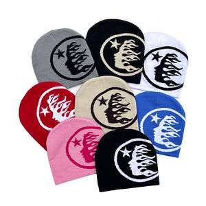 Wholesale Custom Rhinestone Design <b>Beanie</b> Knit Trendy <b>Streetwear</b> Luxury Style Sparkly Winter Knitted Cap for Men & Women - Product Image 5