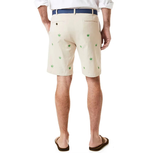 Best Price Fashionable <b>Men</b> Embroidered <b>Shorts</b> Customized Material Comfortable Fit Casual Style Solid <b>Pattern</b> Lightweight Canvas - Product Image 5