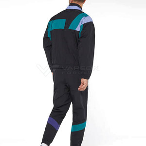 Ensemble coupe-vent pour homme de haute qualité avec veste et pantalon ajustable à cordon de serrage pour le sport ou un look streetwear - Product Image 2