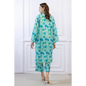 Mujeres paquistaníes Nuevo diseño Lawn Salwar Kameez con Dupatta Vestido informal de alta calidad para todas las estaciones en tarifa al por mayor - Product Image 3