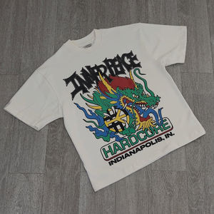 Camiseta de Hombre de Alta Calidad, Estilo Holgado con Hombros Caídos, Impresión Personalizada, Diseño Sólido, Fabricante de Ropa Masculina - Product Image 4