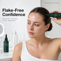 Sérum Équilibrant du Microbiome du Cuir Chevelu Anti-Pelliculaire Traitement Apaisant Démangeaisons Réparation de la Barrière Cutanée Essence Apaisante Cuir Chevelu Sensible 50ml 100%