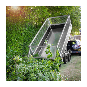 Remorque de jardinage robuste en acier pour transporter plantes, semis, terre et outils de jardinage - Product Image 6