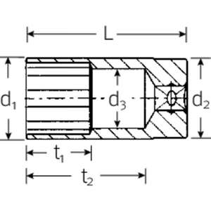 Clés à douille extra profondes Stahlwille 46a – Produit de qualité supérieure - Product Image 2