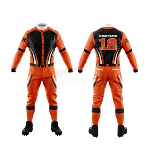 Vente en gros d'usine d'uniformes de baseball à sublimation personnalisés ensemble complet de vêtements de sport d'équipe pour hommes uniformes de baseball - Product Image 6