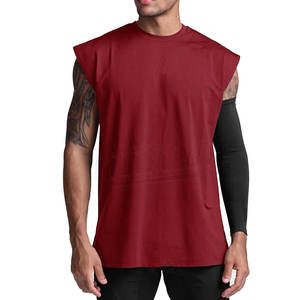 Vêtements de sport décontractés confortables de meilleure qualité pour hommes dernier modèle débardeur été actif bas débardeur - Product Image 1