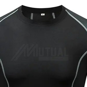 OEM Service Men's Fitness Wear Transpirable Rash Guard con mangas largas Venta en línea - Product Image 4