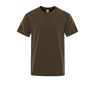 Front Logo Heavyweight Pure 100% Cotton Short Sleeved T-Shirt for Men Women Street Retro Casual Regular Fit - Product Image 2