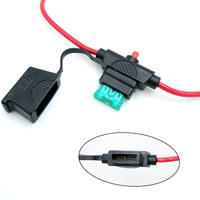 Fusible de Acción Rápida PTT de Alta Capacidad de Ruptura 20A 32V CC con Terminal de Latón y Tapa Indicadora LED para Aplicaciones Automotrices