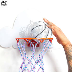 Ballon de basket de haute qualité, fabriqué sur mesure, avec vessie en caoutchouc naturel, design respirant, poids adapté aux adultes - Product Image 4