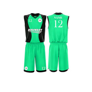 Conjunto de uniforme de baloncesto deportivo, camiseta y pantalones cortos de poliéster transpirable de secado rápido, ropa deportiva de equipo para hombres, mujeres y jóvenes - Product Image 4