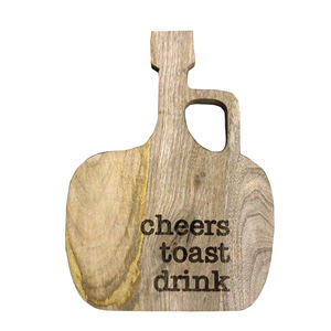 Meilleure vente Planche à découper en bois faite à la main de qualité supérieure très exigeante Planche à découper de luxe artisanale avec poignée - Product Image 1