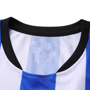 Maillots de football personnalisés pour hommes, de haute qualité, légers, à manches courtes, respirants, extensibles dans quatre directions, écologiques - Product Image 3