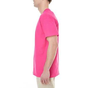 Camisetas de Manga Corta con Cuello Redondo para Hombre, Color Personalizado, 100% Algodón, Tejido de Estambre, Ropa de Verano, Venta al por Mayor, Corte Holgado - Product Image 4