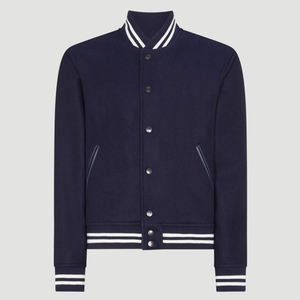 Chaquetas universitarias de buena calidad, abrigo de invierno de lana, chaqueta universitaria de cuero para hombre, chaqueta de béisbol universitaria para hombre - Product Image 6