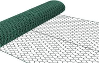 Grillage hexagonal en fil de fer galvanisé durable pour poulailler et cage, idéal pour élevage de volailles et bacs à poissons
