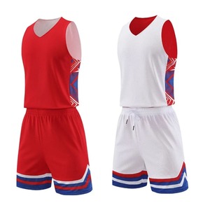 Ensemble de shorts légers en jersey de basket-ball, uniforme personnalisé pour hommes, tissu respirant, parfait pour les sports d'équipe et la compétition - Product Image 1