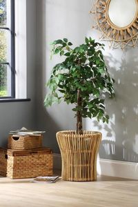 ตะกร้าหวายสานด้วยมือสำหรับปลูกต้นไม้ในร่มของตกแต่งบ้าน - Product Image 4