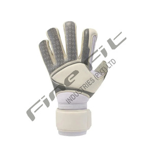 Vente en gros Gants de gardien de but de football professionnel Fermeture à crochet antidérapante Protection des doigts en cuir et nylon Unisexe pour le sport - Product Image 4