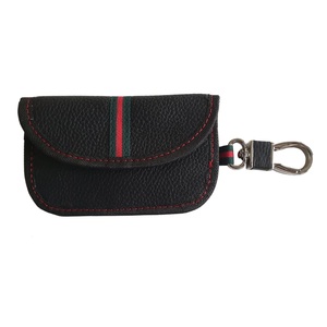 กระเป๋าใส่เหรียญหนัง PU แบบกดปุ่มปิดมีเอกลักษณ์กระเป๋าใส่เหรียญหนังสีดำ - Product Image 2