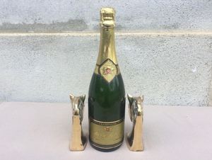 AK Serre-livres en laiton faits à la main en laiton fini polonais Ensemble de 2 pour décor de bibliothèque/décor à la maison - Product Image 6