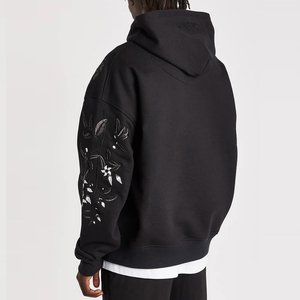 เสื้อฮู้ดผู้ชายขายดี ราคาถูก สไตล์ล่าสุด สีพื้น ปักลาย สำหรับใส่ลำลอง - Product Image 2