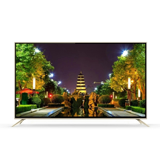 China Top Selling Plastic Base Metal Frame Large Screen 8K Televisor 32 Pulgadas Smart TV