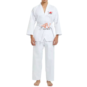 High Quality 100% Cotton Taekwondo & Judo Uniform Professional Custom Logo Martial Arts Wear for <b>Karate</b> - Product Image 5
