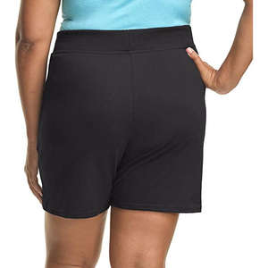 Vente en gros de shorts décontractés en coton grande taille pour femmes logo personnalisé shorts de rue respirants bleus noirs pour femmes logo personnalisé - Product Image 2
