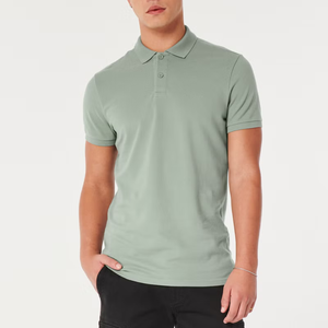 Polo d'entreprise personnalisé 98% coton 2% élasthanne Coupe ajustée Polo confortable Polo à étiquette privée - Product Image 5