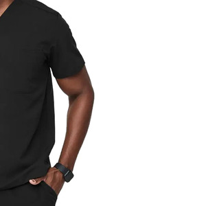 Uniforme de enfermería hospitalaria para hombres de primera calidad, poliéster de punto fácil de usar, disponible en todos los colores y tallas, venta al por mayor - Product Image 2