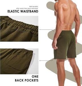 Shorts pour hommes Shorts à cordon de serrage pour hommes Séchage rapide Gym Sport Fitness Jogging Polyester Shorts de course Shorts de sport pour la salle de sport - Product Image 2