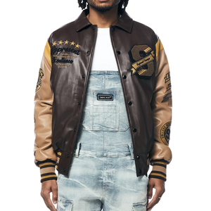 Chaquetas Varsity con Letras de Diseño Nuevo para Hombre, Chaquetas Bomber Holgadas de Aviador, Chaquetas de Vuelo de Invierno Transpirables de Secado Rápido Personalizables - Product Image 2