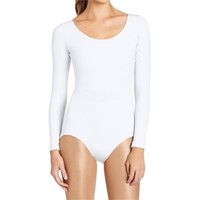 Leotardos de Gimnasia de Manga Larga para Niñas, de Algodón y Spandex, con Cintura Elástica, Color y Logotipo Personalizados, Venta al Por Mayor OEM