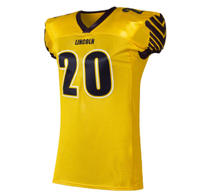 Conjunto de uniforme de fútbol americano de talla grande XL de alta calidad, camisetas deportivas transpirables, pantalones, equipo personalizado, sublimación impresa para - Product Image 3