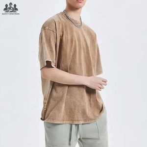T-shirt vintage pour homme, effet délavé à l'acide |   Coupes classiques 100% coton unisexe |   Tissu tricoté |   Écologique, séchage rapide, respirant |   Décontracté - Product Image 6