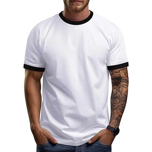 T-shirts Ringer / Créez vos propres T-shirts Ringer avec texte personnalisé - Product Image 6