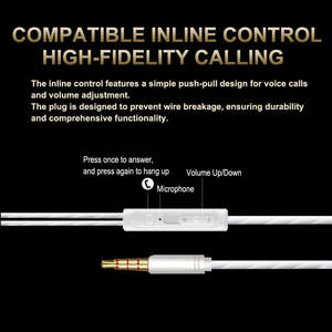 Wholesale Supply <b>Wired</b> In-Ear Headphones Type-C IPX-4 Waterproof Balanced <b>Armature</b> Driver for Daily Music Calls Factory Price - Product Image 2