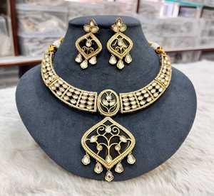 ชุดสร้อยคอเพชรโมอิสพร้อมจี้หินโมนาลิซ่าสำหรับผู้หญิงชุดสร้อยคอสุดหรูเหมาะสำหรับทุกโอกาส - Product Image 2