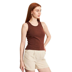 Camisetas de Tirantes de Algodón para Mujer, Personalizables, de Alta Demanda, Ropa Básica de Verano, Tejido Suave y Transpirable, Ajuste Cómodo, Disponible para Venta al por Mayor - Product Image 5