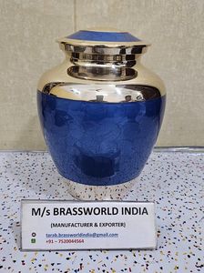 Urne funéraire décorative pour adultes en métal de style américain, capacité de 220 pouces cubes, récipient pour cendres commémoratives, souvenir funéraire, vente en gros - Product Image 3