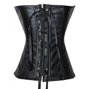 Design élégant Top Tendance Femmes Corset En Cuir Avec Taille Personnalisée Fête Porter Attrayant Corset En Cuir Haute Performance - Product Image 6