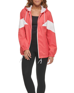 Veste coupe-vent imperméable avec logo personnalisé pour femmes Veste d'extérieur pour femmes de grande taille avec veste de protection contre le vent et l'eau - Product Image 1