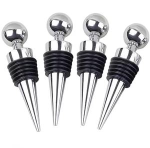 Sleek Metal <b>Bottle</b> <b>Stopper</b> For Bar Accessories Wine <b>Bottle</b> Saver Contemporary For Clubs - Product Image 1