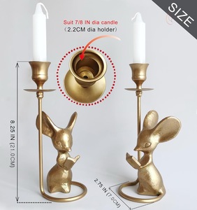 Portavelas Decorativo de Metal Moderno con Color y Logotipo Personalizables para Restaurantes, Hoteles, Decoración de Interiores, Uso en Ramadán - Product Image 6