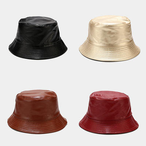 Chapeau de pêcheur de protection solaire extérieur de haute qualité Logo personnalisé Unisexe Chapeau de seau uni avec cordon Hommes Femmes 2025 - Product Image 2