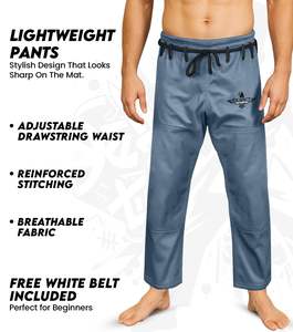 Kimono de Jiu-Jitsu Brésilien (BJJ) avec Coutures Renforcées, Uniforme d'Arts Martiaux pour les Professionnels de l'Entraînement - Product Image 3